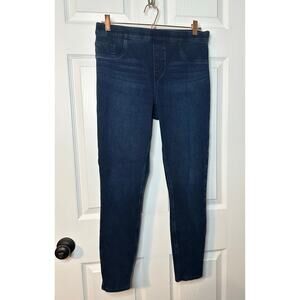 Spanx Jeans Leggings Women's L Skinny High Rise Stretch Denim Shaping Pants